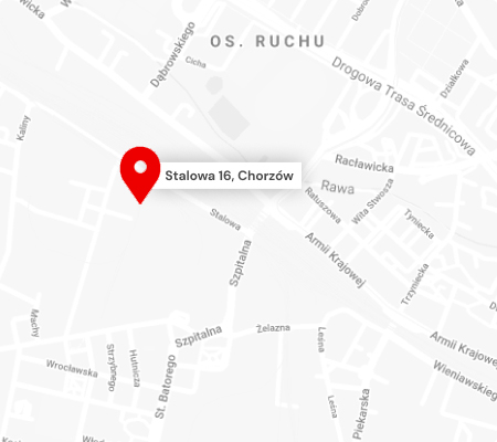 Mapa - Superauto.pl Sp. z o.o. - ul. Stalowa 16, 41-506 Chorzów